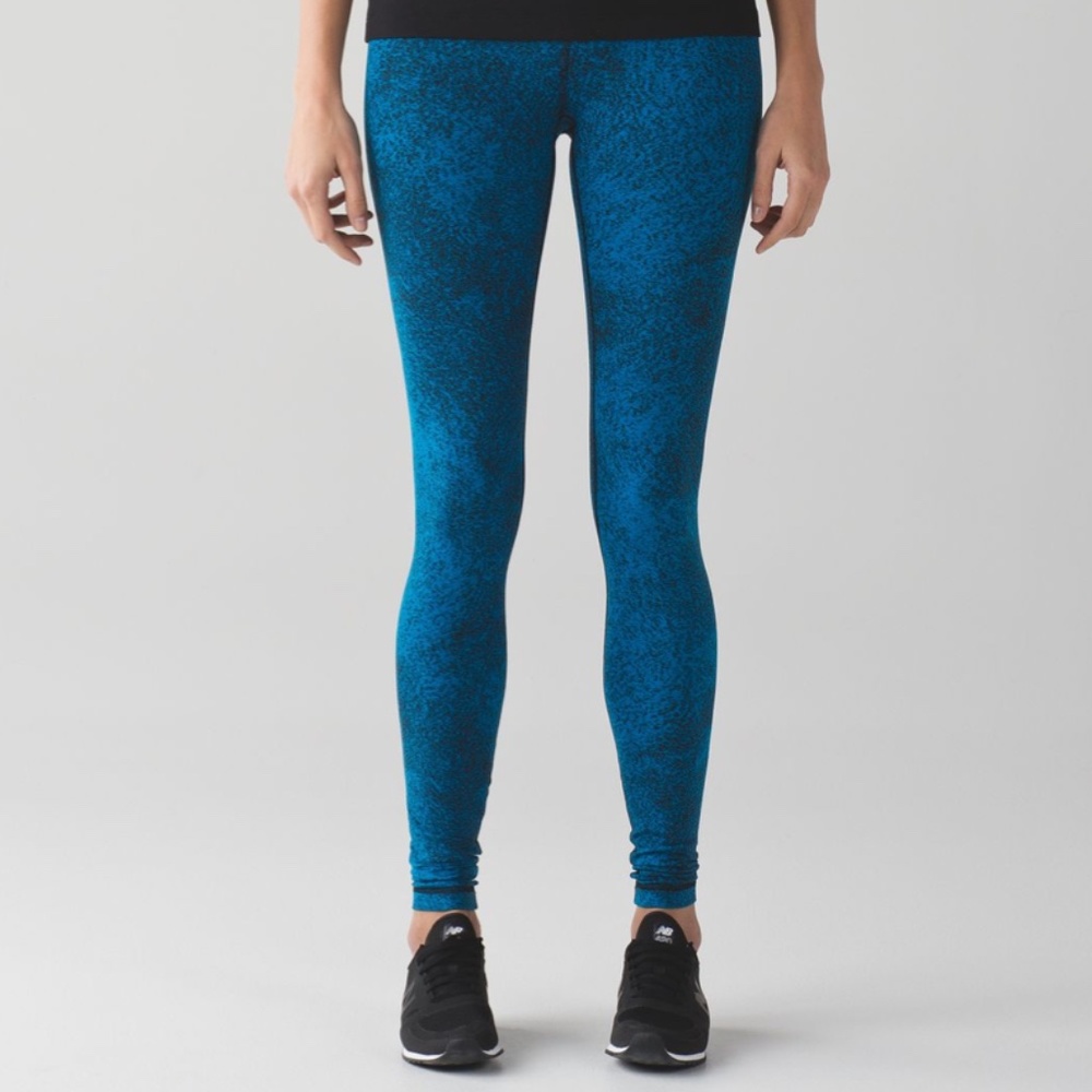 Lululemon Wunder Under Pant II - Blue Luon
